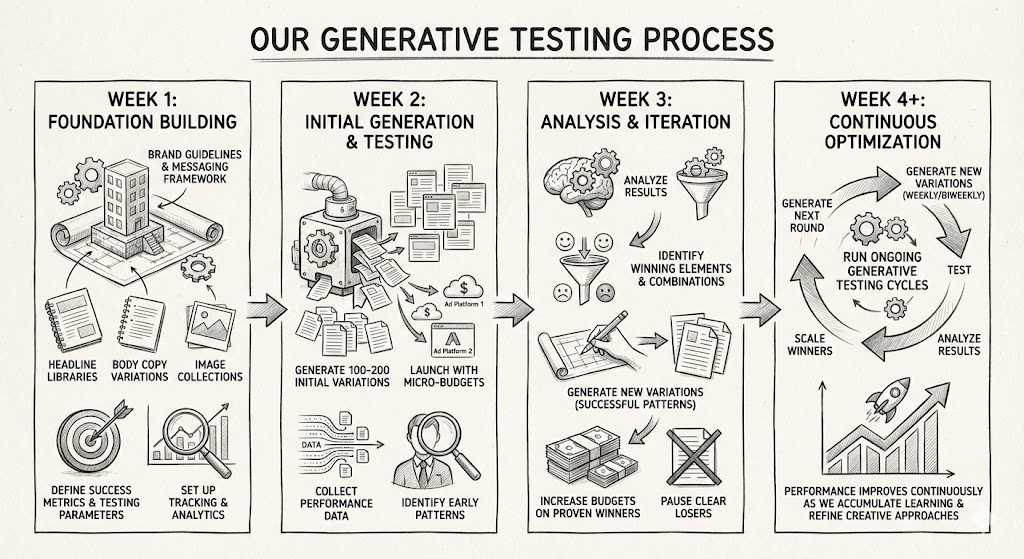 Our generative testing process in Lake Mary
