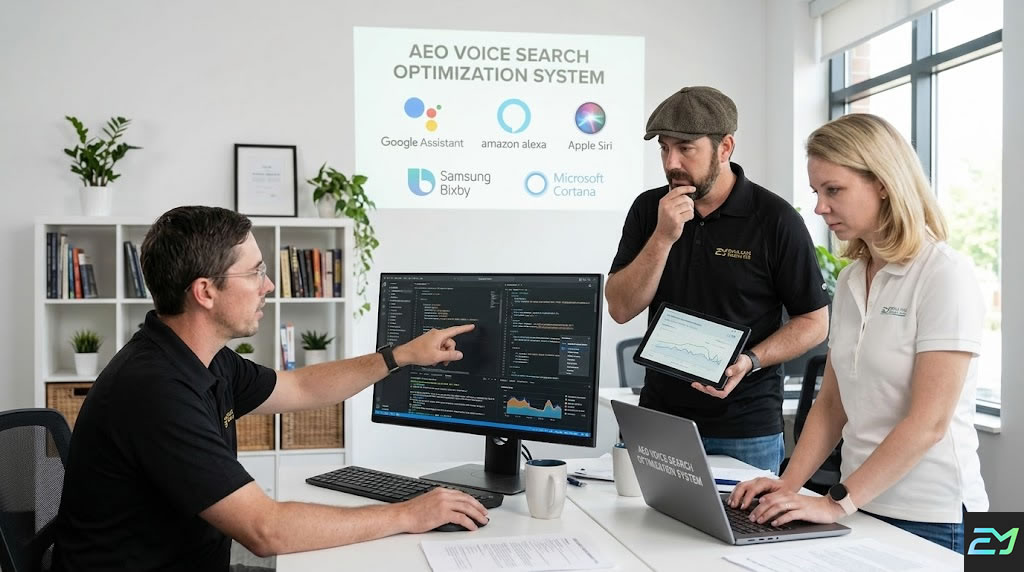 Voice Search Optimization / AEO Answer Engine Optimization in Lake Mary by Emulous Media