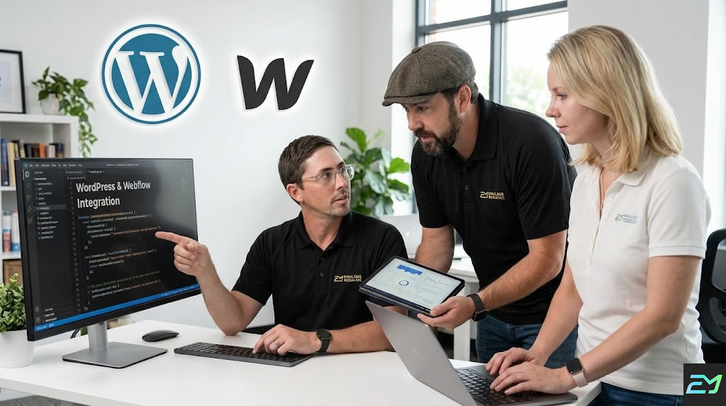 CMS Development WordPress and WebFlow Content Management Systems by Emulous Media