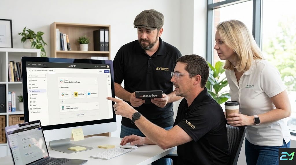 Custom Workflow Automation with Zapier by Emulous Media Inc