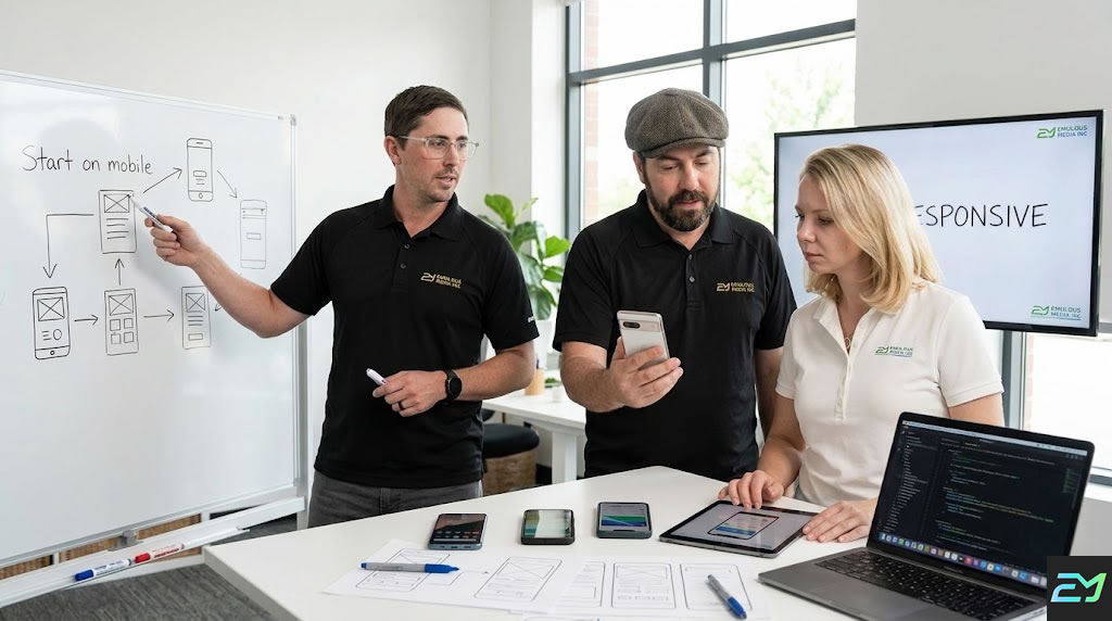 Mobile First Responsive Design by Emulous Media