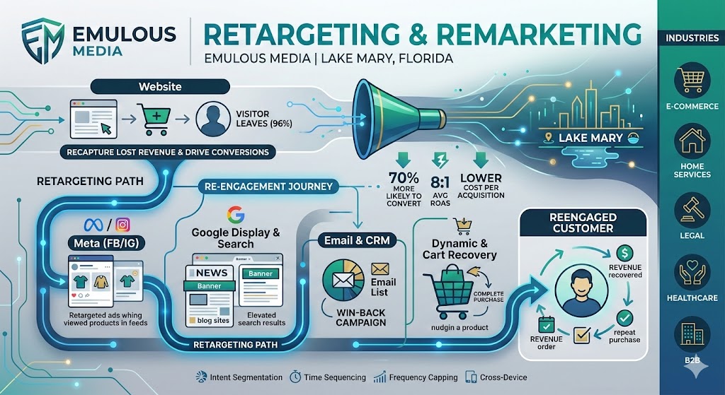 Retargeting and Remarketing Services in Lake Mary for Advertisers