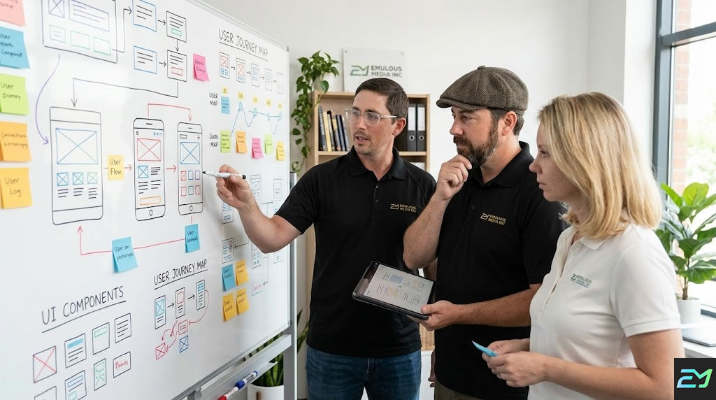 UI/UX Design Strategy by Emulous Media