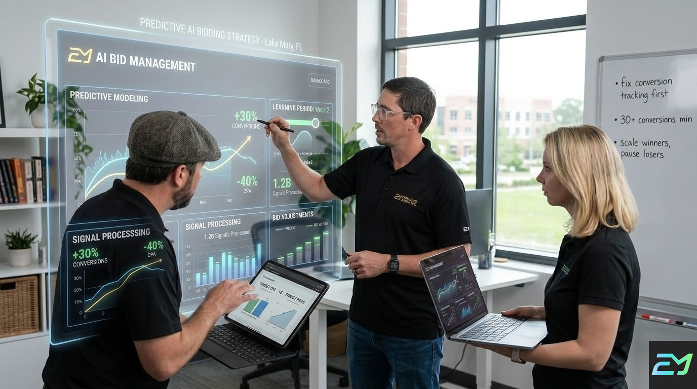 AI Powered Bid Management in Lake Mary Florida by Emulous Media